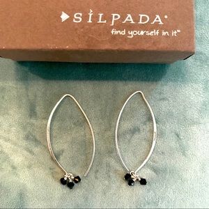 Silpada silver dangle earrings